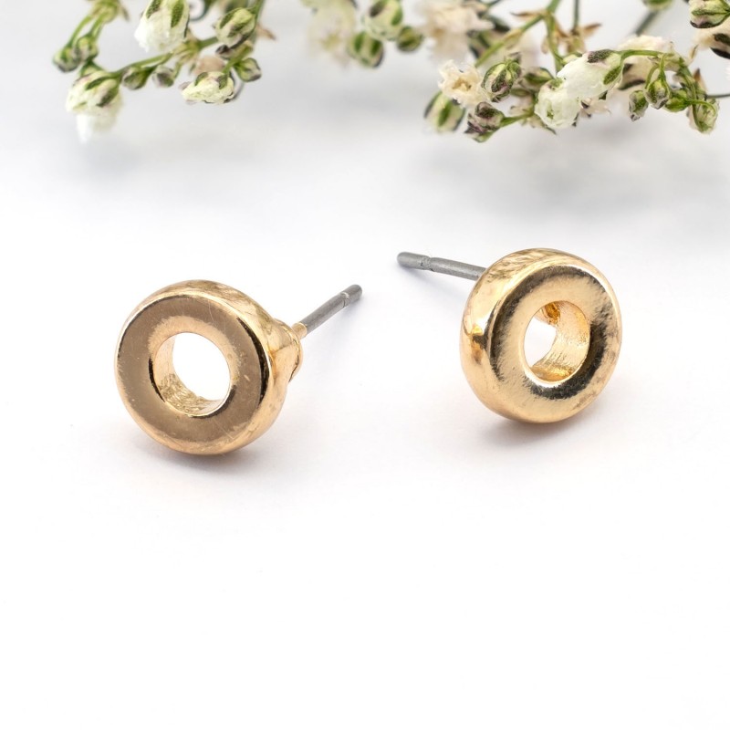 ΣΚΟΥΛΑΡΙΚΙΑ EAR SENSE GOLD DOUGHNUT STUDS ES 124