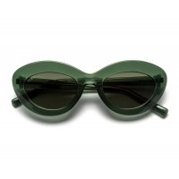 TIWI CANNET 600 SHINY GREEN WITH GREEN LENSES (FLAT+AR BACKSIDE)