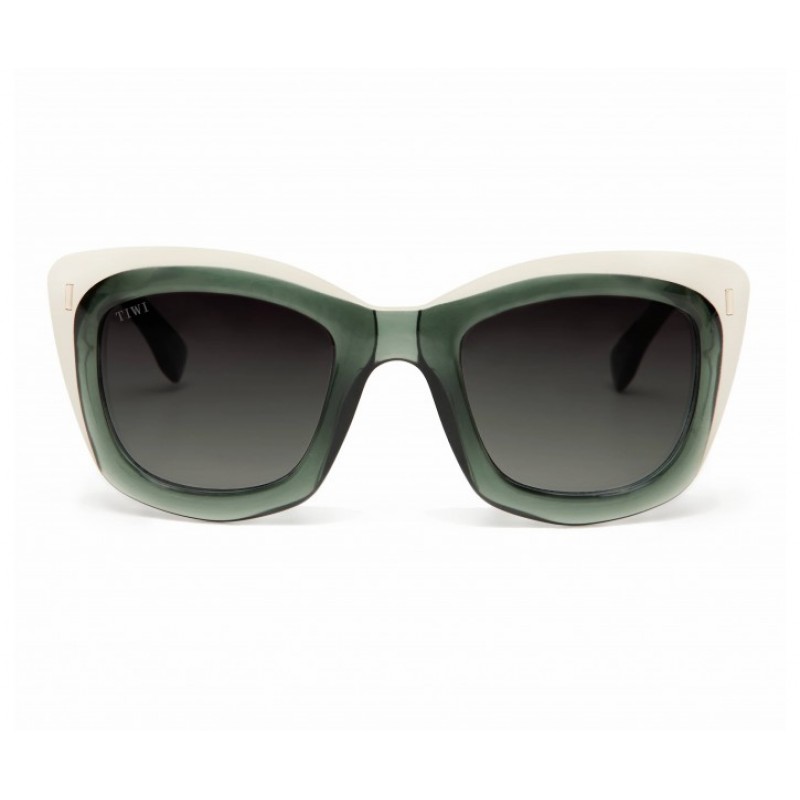 TIWI FIER 610 SHINNY GREEN/BEIGE TOP LINE WITH GREEN GRADIENT LENSES