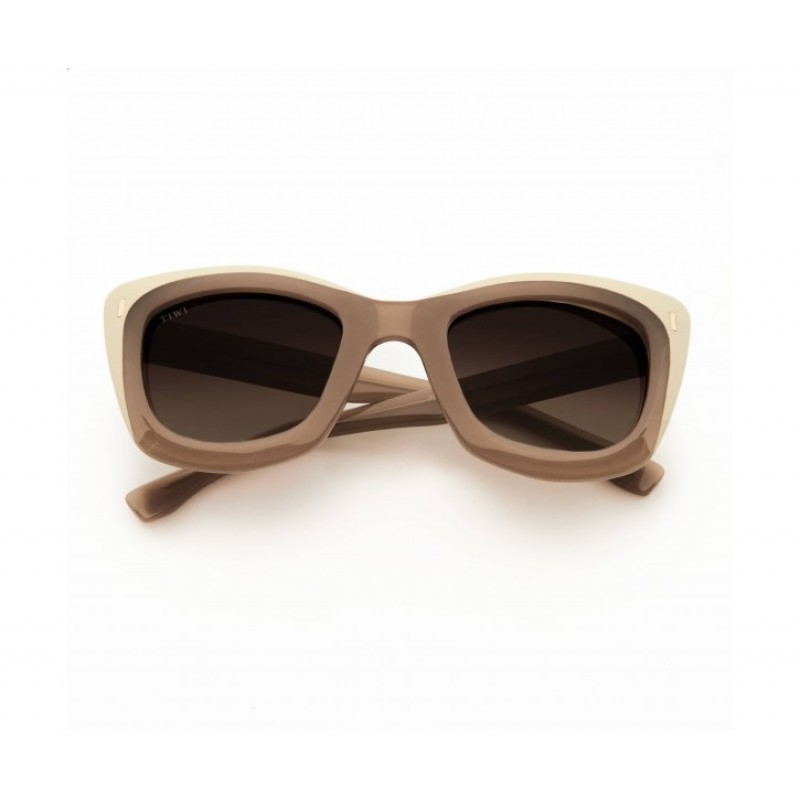 TIWI FIER 102 SHINNY COCONUT/BEIGE WITH BROWN GRADIENT LENSES