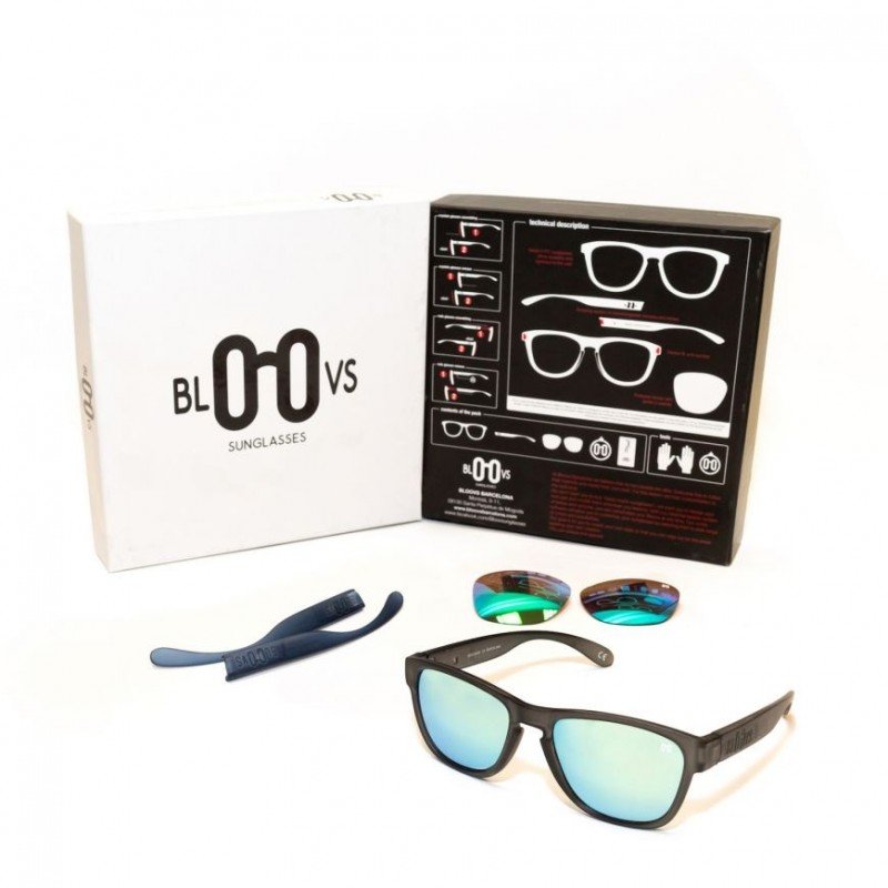 ΓΥΑΛΙΑ ΗΛΙΟΥ PACK POLEMAN BLACK FROSTED AZUL BLOOVS 21700 ΓΥΑΛΙΑ ΗΛΙΟΥ PACK POLEMAN BLACK FROSTED AZUL BLOOVS 21700