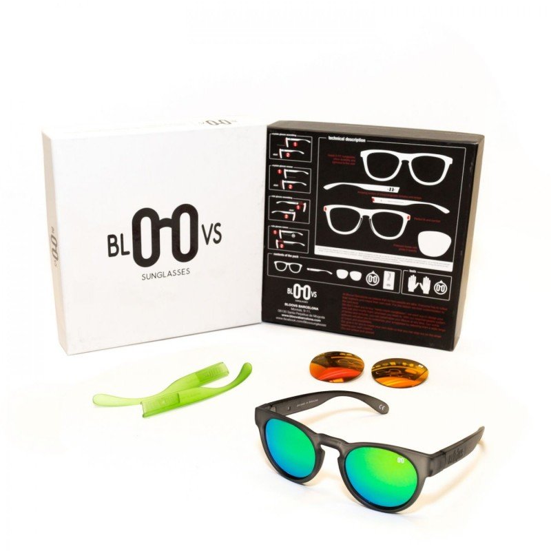 ΓΥΑΛΙΑ ΗΛΙΟΥ PACK MANDARIN BLACK FROSTED VERDE BLOOVS 21704 ΓΥΑΛΙΑ ΗΛΙΟΥ PACK MANDARIN BLACK FROSTED VERDE BLOOVS 21704