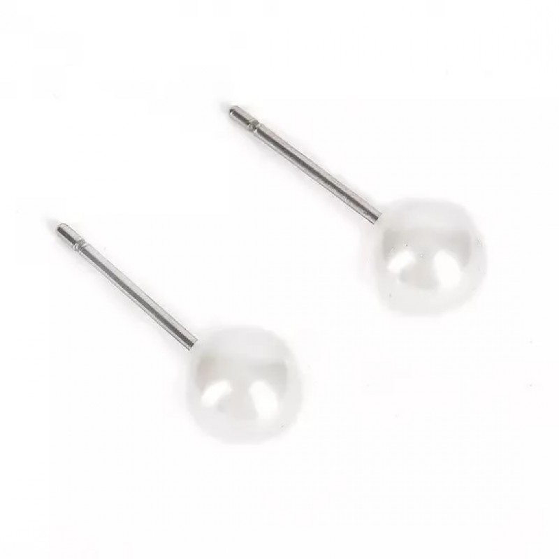 ΣΚΟΥΛΑΡΙΚΙΑ EAR SENSE WHITE PEARL 6mm ES 49