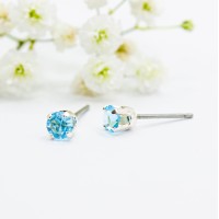 ΣΚΟΥΛΑΡΙΚΙΑ EAR SENSE MARCH SILVER BIRTHSTONE ES 3