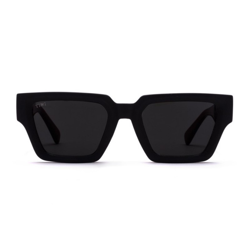 TIWI TOKIO 301 RUBBER BLACK WITH RED TIPS WITH BLACK LENSES
