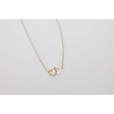 NECKLACE BC LABS LINKED HEARTS