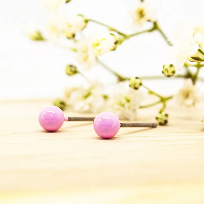 ΣΚΟΥΛΑΡΙΚΙΑ EAR SENSE PINK BALL STUDS 3mm ES 72