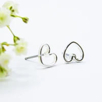 ΣΚΟΥΛΑΡΙΚΙΑ EAR SENSE SILVER OPEN HEART STUDS ES 14 ΣΚΟΥΛΑΡΙΚΙΑ EAR SENSE SILVER OPEN HEART STUDS ES 14