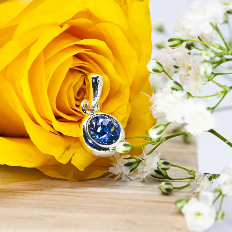 ΣΚΟΥΛΑΡΙΚΙΑ EAR SENSE BABY BLUE CRYSTAL DROP SILVER ES 89 ΣΚΟΥΛΑΡΙΚΙΑ EAR SENSE BABY BLUE CRYSTAL DROP SILVER ES 89