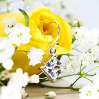 ΣΚΟΥΛΑΡΙΚΙΑ EAR SENSE CZ 227 (SQ CLEAR SILVER FH) ΣΚΟΥΛΑΡΙΚΙΑ EAR SENSE CZ 227 (SQ CLEAR SILVER FH)