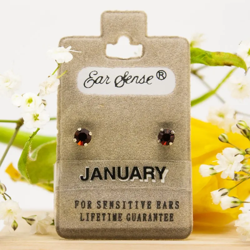 ΣΚΟΥΛΑΡΙΚΙΑ EAR SENSE JANUARY SILVER BIRTHSTONE ES 1