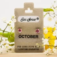 ΣΚΟΥΛΑΡΙΚΙΑ EAR SENSE OCTOBER SILVER BIRTHSTONE ES 10 ΣΚΟΥΛΑΡΙΚΙΑ EAR SENSE OCTOBER SILVER BIRTHSTONE ES 10