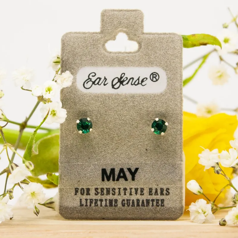 ΣΚΟΥΛΑΡΙΚΙΑ EAR SENSE MAY SILVER BIRTHSTONE ES 5