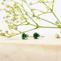 ΣΚΟΥΛΑΡΙΚΙΑ EAR SENSE MAY SILVER BIRTHSTONE ES 5 ΣΚΟΥΛΑΡΙΚΙΑ EAR SENSE MAY SILVER BIRTHSTONE ES 5