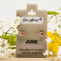ΣΚΟΥΛΑΡΙΚΙΑ EAR SENSE JUNE SILVER BIRTHSTONE ES 6 ΣΚΟΥΛΑΡΙΚΙΑ EAR SENSE JUNE SILVER BIRTHSTONE ES 6