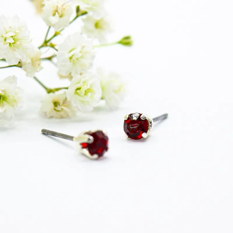 ΣΚΟΥΛΑΡΙΚΙΑ EAR SENSE JANUARY SILVER BIRTHSTONE ES 1