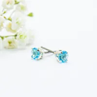 ΣΚΟΥΛΑΡΙΚΙΑ EAR SENSE MARCH SILVER BIRTHSTONE ES 3 ΣΚΟΥΛΑΡΙΚΙΑ EAR SENSE MARCH SILVER BIRTHSTONE ES 3