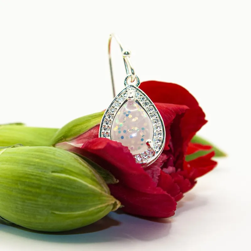 ΣΚΟΥΛΑΡΙΚΙΑ EAR SENSE CZ 240 (MOTHER OF PEARL DROP)