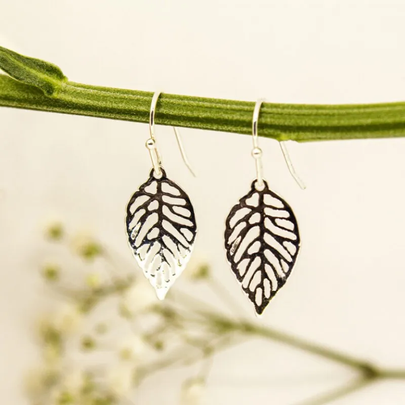 ΣΚΟΥΛΑΡΙΚΙΑ EAR SENSE SILVER LEAF FISH HOOK ES 111 ΣΚΟΥΛΑΡΙΚΙΑ EAR SENSE SILVER LEAF FISH HOOK ES 111