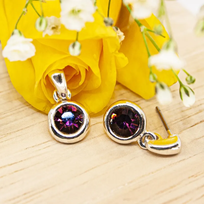 ΣΚΟΥΛΑΡΙΚΙΑ EAR SENSE SILVER DROP w/ROSE STONE ES 90 ΣΚΟΥΛΑΡΙΚΙΑ EAR SENSE SILVER DROP w/ROSE STONE ES 90