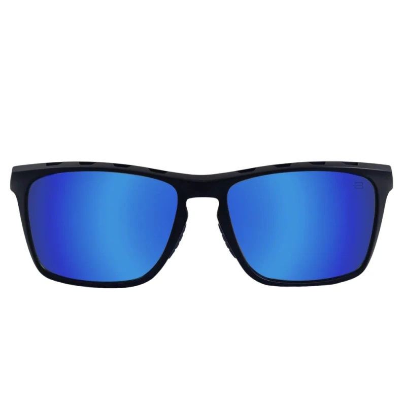 ΓΥΑΛΙΑ ΗΛΙΟΥ BOSTON POLARIZED MATTE BLACK DARK BLUE MIRROR