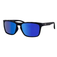 ΓΥΑΛΙΑ ΗΛΙΟΥ BOSTON POLARIZED MATTE BLACK DARK BLUE MIRROR