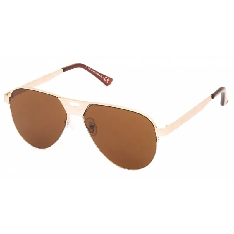 ΓΥΑΛΙΑ ΗΛΙΟΥ KOST 21-038 GOLD/BROWN