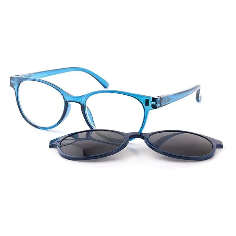 ΓΥΑΛΙΑ ΠΡΕΣΒΥΩΠΙΑΣ ΜΕ ΠΡΟΣΘΕΤΟ CLIP ON ΗΛΙΟΥ QUICKREADER KLH156-3 ΓΑΛΑΖΙΟ