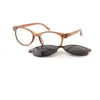 ΓΥΑΛΙΑ ΠΡΕΣΒΥΩΠΙΑΣ ΜΕ ΠΡΟΣΘΕΤΟ CLIP ON ΗΛΙΟΥ QUICKREADER KLH156-4 ΚΑΦΕ ΓΥΑΛΙΑ ΠΡΕΣΒΥΩΠΙΑΣ ΜΕ ΠΡΟΣΘΕΤΟ CLIP ON ΗΛΙΟΥ QUICKREADER KLH156-4 ΚΑΦΕ