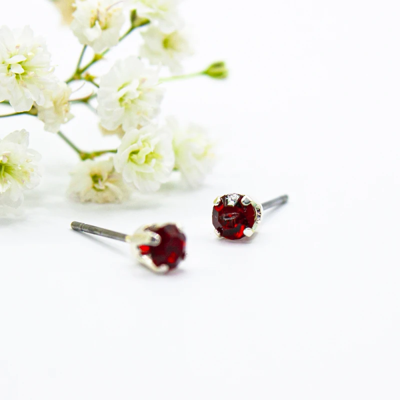 ΣΚΟΥΛΑΡΙΚΙΑ EAR SENSE JANUARY SILVER BIRTHSTONE ES 1
