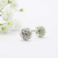 ΣΚΟΥΛΑΡΙΚΙΑ EAR SENSE SILVER MULTIFACETED BALL STUD ES 39